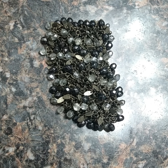 Bead and metal bracelet - Picture 6 of 7